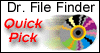 Dr File Finder's Quick Pick award